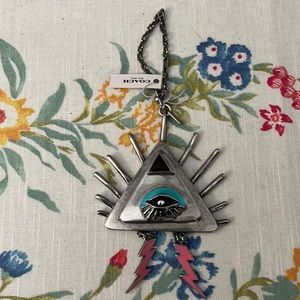 Coach Pyramid Eye pendant